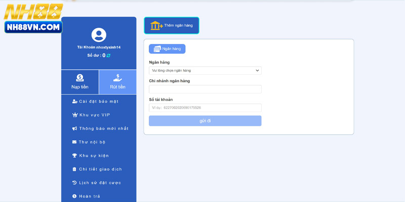 Điều kiện khi hội viên tiến hành rút thưởng tại nhà cái